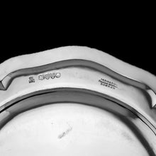 Load image into Gallery viewer, Antique Solid Silver Dish with Coat of Arms for Michael Bass, 1st Baron Burton - Garrard 1888
