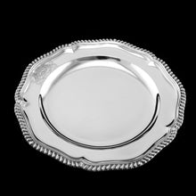 Load image into Gallery viewer, Antique Solid Silver Dish with Coat of Arms for Michael Bass, 1st Baron Burton - Garrard 1888
