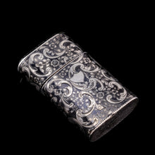 Load image into Gallery viewer, Antique Imperial Russian Solid Silver Niello Vesta Case with Fine Engravings - 19th Century
