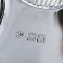 Load image into Gallery viewer, A Fine Quality Antique Solid Silver Inkwell / Inkstand in Scallop Form - Carrington 1903
