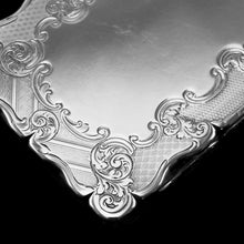 Load image into Gallery viewer, Antique Solid Silver Large Table Snuff Box with Magnificent Engravings - Edward Smith 1850
