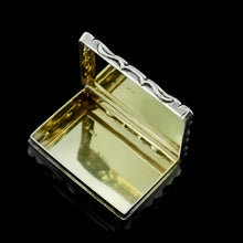 Load image into Gallery viewer, Antique Solid Silver Large Table Snuff Box with Magnificent Engravings - Edward Smith 1850
