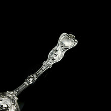 Load image into Gallery viewer, A Magnificent Victorian Solid Silver Sugar Sifter Spoon - Francis Higgins 1875

