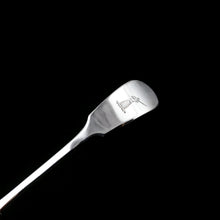 Load image into Gallery viewer, Antique Victorian Solid Sterling Silver Sugar Sifter Spoon - A B Savory &amp; Sons (William Smily) 1856
