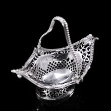Load image into Gallery viewer, Antique Victorian Small Silver Sweet Basket/Bonbon Dish - Charles Stuart Harris 1890 - Artisan Antiques
