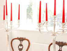 Load image into Gallery viewer, A Magnificent Pair of English Solid Sterling Silver 5-Light Candelabra, (58cm, 5kg+) Neoclassical Design - Hunt &amp; Roskell (Late Storr Mortimer &amp; Hunt)
