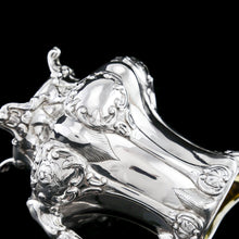 Load image into Gallery viewer, Antique Solid Silver Victorian Tea Set with Beautiful Chased Decoration - Roberts &amp; Slater 1849
