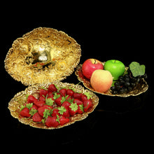 Load image into Gallery viewer, Majestic Antique Solid Silver Gilt Large Dishes / Bowls , Set of 3 - John Aldwinckle &amp; Thomas Slater 1892
