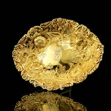 Load image into Gallery viewer, Majestic Antique Solid Silver Gilt Large Dishes / Bowls , Set of 3 - John Aldwinckle &amp; Thomas Slater 1892
