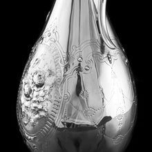Load image into Gallery viewer, Antique Victorian Solid Silver Claret Jug / Wine Ewer - Elkington 1864
