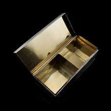 Load image into Gallery viewer, A Very Rare Victorian Solid Silver Large Box with Reeded Lines - L. Spiers 1891
