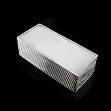 Load image into Gallery viewer, A Very Rare Victorian Solid Silver Large Box with Reeded Lines - L. Spiers 1891
