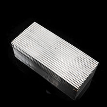 Load image into Gallery viewer, A Very Rare Victorian Solid Silver Large Box with Reeded Lines - L. Spiers 1891
