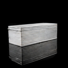 Load image into Gallery viewer, A Very Rare Victorian Solid Silver Large Box with Reeded Lines - L. Spiers 1891
