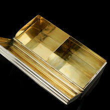 Load image into Gallery viewer, A Very Rare Victorian Solid Silver Large Box with Reeded Lines - L. Spiers 1891
