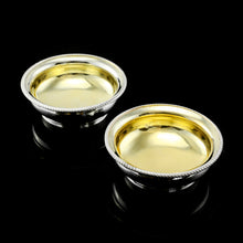 Load image into Gallery viewer, Antique Georgian Solid Silver Pair of Salt Cellars - Joseph Felix Podio 1809
