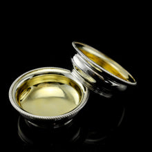 Load image into Gallery viewer, Antique Georgian Solid Silver Pair of Salt Cellars - Joseph Felix Podio 1809
