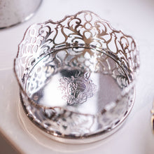 Load image into Gallery viewer, Rare &amp; Large Antique Solid Silver Wine Coaster/Bottle Holder with Silver Base - Robert Garrard c.1840
