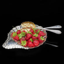 Load image into Gallery viewer, A Large Solid Silver Scallop-Shaped Dish/Bowl - Henry Atkin 1908 - Artisan Antiques
