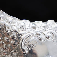 Load image into Gallery viewer, A Large Solid Silver Scallop-Shaped Dish/Bowl - Henry Atkin 1908 - Artisan Antiques

