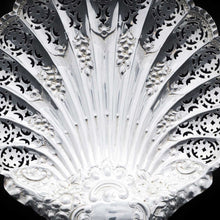 Load image into Gallery viewer, A Large Solid Silver Scallop-Shaped Dish/Bowl - Henry Atkin 1908 - Artisan Antiques

