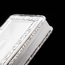 Load image into Gallery viewer, Large Georgian Solid Silver Table Snuff Box - Thomas Edwards 1836 - Artisan Antiques
