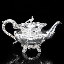 Load image into Gallery viewer, Magnificent Georgian Silver Three-piece Tea Set - Benjamin Smith 1836 - Artisan Antiques
