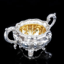 Load image into Gallery viewer, Magnificent Georgian Silver Three-piece Tea Set - Benjamin Smith 1836 - Artisan Antiques
