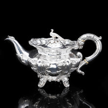 Load image into Gallery viewer, Magnificent Georgian Silver Three-piece Tea Set - Benjamin Smith 1836 - Artisan Antiques
