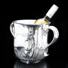 Load image into Gallery viewer, Antique Sterling Silver Wine Cooler - Howard &amp; Co 1891 - Artisan Antiques
