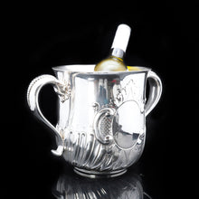 Load image into Gallery viewer, Antique Sterling Silver Wine Cooler - Howard &amp; Co 1891 - Artisan Antiques
