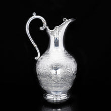 Load image into Gallery viewer, Antique Victorian Scottish Silver Wine Ewer/Jug - John Russel 1887 - Artisan Antiques
