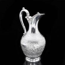 Load image into Gallery viewer, Antique Victorian Scottish Silver Wine Ewer/Jug - John Russel 1887 - Artisan Antiques
