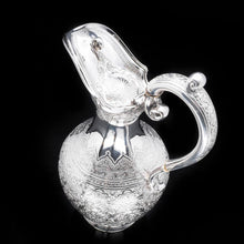 Load image into Gallery viewer, Antique Victorian Scottish Silver Wine Ewer/Jug - John Russel 1887 - Artisan Antiques
