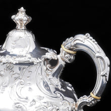 Load image into Gallery viewer, Magnificent Victorian Solid Silver Teapot - Louis XV Style - Edward &amp; John Barnard 1854 - Artisan Antiques
