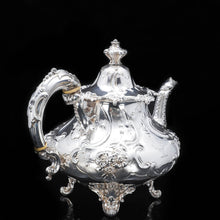 Load image into Gallery viewer, Magnificent Victorian Solid Silver Teapot - Louis XV Style - Edward &amp; John Barnard 1854 - Artisan Antiques
