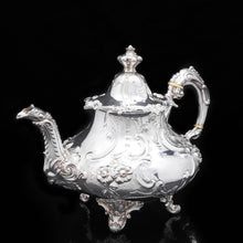 Load image into Gallery viewer, Magnificent Victorian Solid Silver Teapot - Louis XV Style - Edward &amp; John Barnard 1854 - Artisan Antiques
