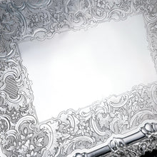 Load image into Gallery viewer, Magnificent Antique Solid Silver Georgian Tray / Salver (70cm) with Chased Border - William Marshall, 1828
