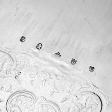 Load image into Gallery viewer, Magnificent Antique Solid Silver Georgian Tray / Salver (70cm) with Chased Border - William Marshall, 1828
