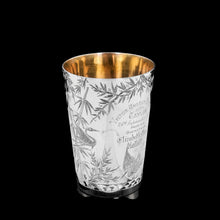 Load image into Gallery viewer, Antique Solid Silver Aesthetic Style Beaker/Cup - John Adlwinckle &amp; James Slater 1881
