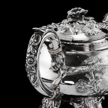 Load image into Gallery viewer, Silver Chinoiserie Tea Set - Richard William Atkins &amp; William Nathaniel Somersall, 1826
