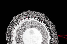 Load image into Gallery viewer, A Magnificent Georgian Sterling Silver Tray/Salver with Military Lieutenant Interest - James Fray 1833 - Artisan Antiques
