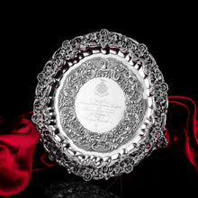 Load image into Gallery viewer, A Magnificent Georgian Sterling Silver Tray/Salver with Military Lieutenant Interest - James Fray 1833 - Artisan Antiques
