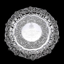 Load image into Gallery viewer, A Magnificent Georgian Sterling Silver Tray/Salver with Military Lieutenant Interest - James Fray 1833 - Artisan Antiques
