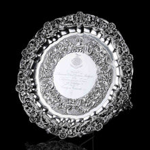 Load image into Gallery viewer, A Magnificent Georgian Sterling Silver Tray/Salver with Military Lieutenant Interest - James Fray 1833 - Artisan Antiques
