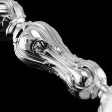 Load image into Gallery viewer, Magnificent Antique Solid Silver Pair of Rococo Candlesticks - 1890
