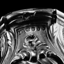 Load image into Gallery viewer, Magnificent Antique Solid Silver Pair of Rococo Candlesticks - 1890
