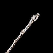Load image into Gallery viewer, Antique Georgian Solid Silver Salt Spoons Figural Dolphin Handles - Thomas Harper 1806
