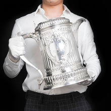 Load image into Gallery viewer, Enormous Solid Silver Flagon of The Hicks Family - London 1864 - Artisan Antiques
