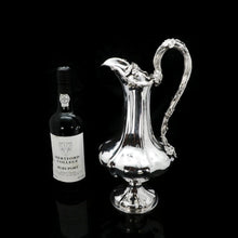 Load image into Gallery viewer, A Splendid Victorian Solid Silver Wine Ewer/Jug with Grape Vines - Benjamin Smith 1846 - Artisan Antiques
